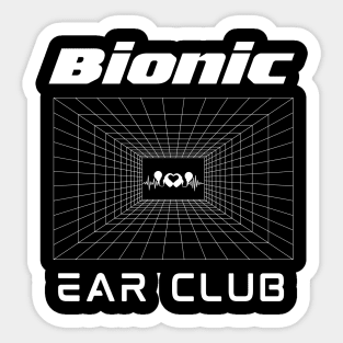 Bionic Ear Club Sticker